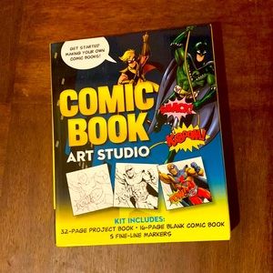 Unopened Box comic book art studio